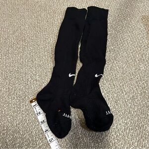⚽️ Kids Nike Black Dri-Fit Soccer Socks with White Swoosh